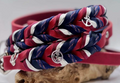 Lanoli Fettlederhalsband "Ostseefeeling" mit Paracord - Silber