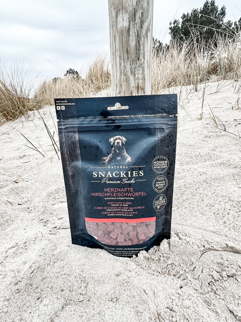 Snackies - Herzhafte Hirschfleischwürfel 170g