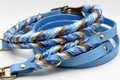 Lanoli Fettlederhalsband "Strandfeeling" mit Paracord - Gold